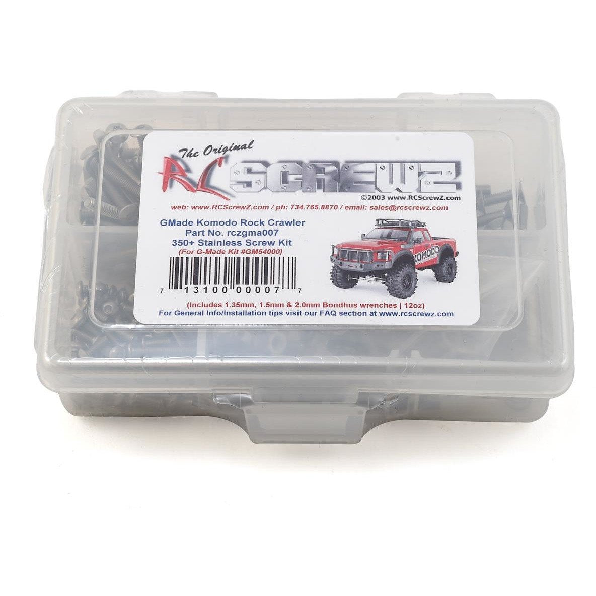 RC Screwz GMade Komodo Stainless Steel Screw Kit