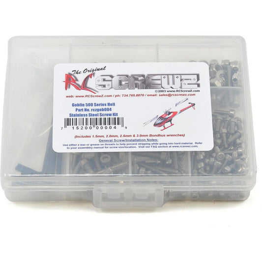 RC Screwz Goblin 500 Stainless Steel Screw Kit