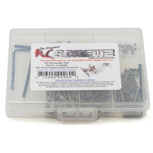 RC Screwz HPI Blitz ESE Stainless Steel Screw Kit