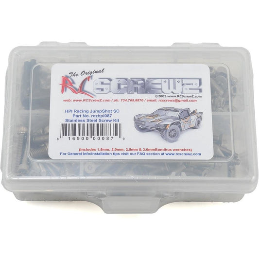 RC Screwz HPI Jumpshot SC Stainless Steel Screw Kit
