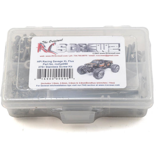 RC Screwz HPI Savage XL Flux Stainless Steel Screw Kit
