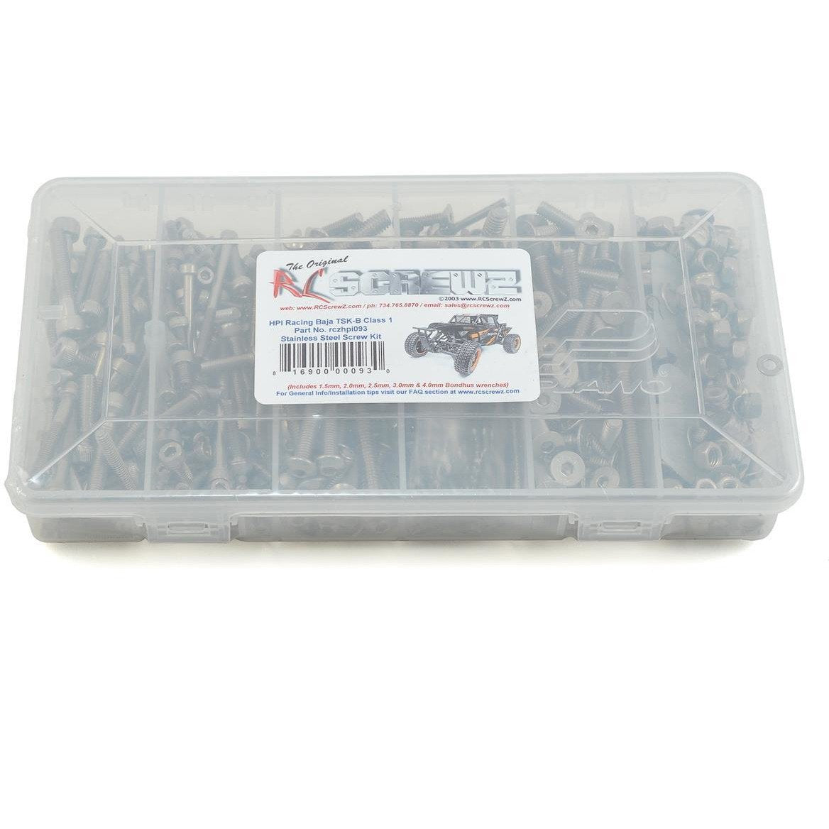 RC Screwz HPI Baja Kraken TSK-B Stainless Steel Screw Kit
