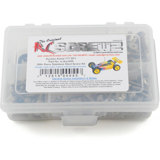 RC Screwz Kyosho Kanai 777 SP1/SP2 Stainless Steel Screw Kit