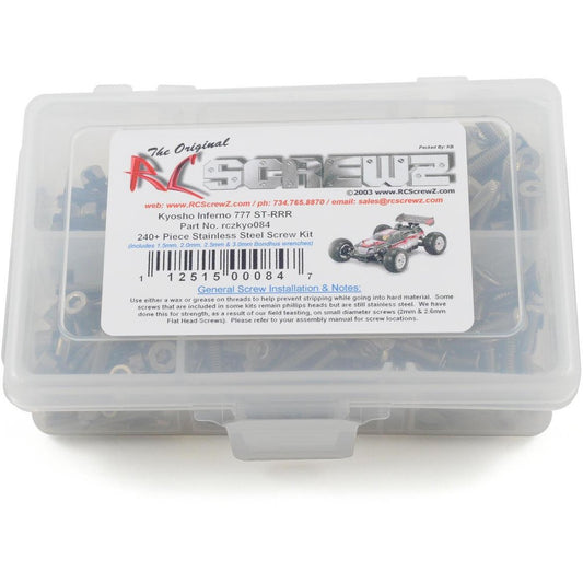 RC Screwz Kyosho Inferno ST-RR Stainless Steel Screw Kit