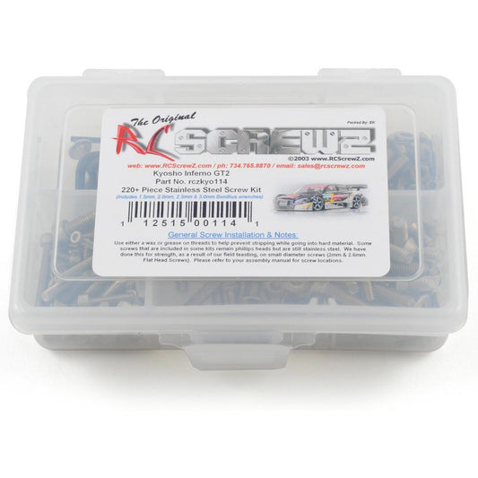 RC Screwz Kyosho Inferno GT 2 Stainless Steel Screw Kit
