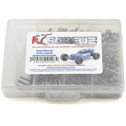 RC Screwz Kyosho Ultima DB Stainless Steel Screw Kit