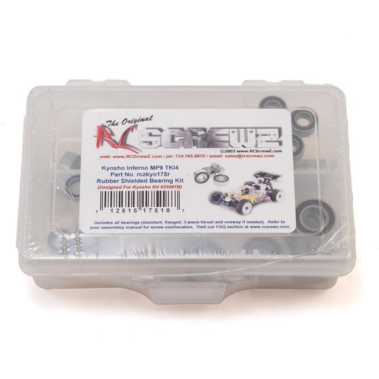 RC Screwz Kyosho MP9 TKI4 Rubber Shielded Bearing Kit