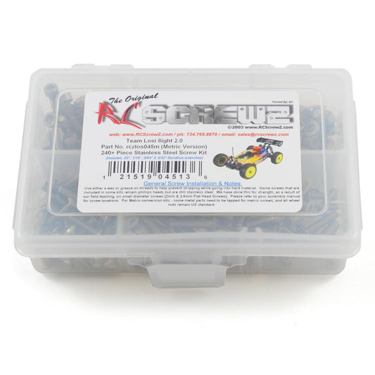 RC Screwz Losi 8ight 2.0 Stainless Steel Screw Kit (Metric Version)