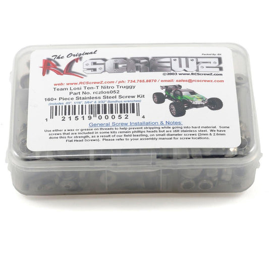 RC Screwz Team Losi Ten-T Stainless Steel Screw Kit