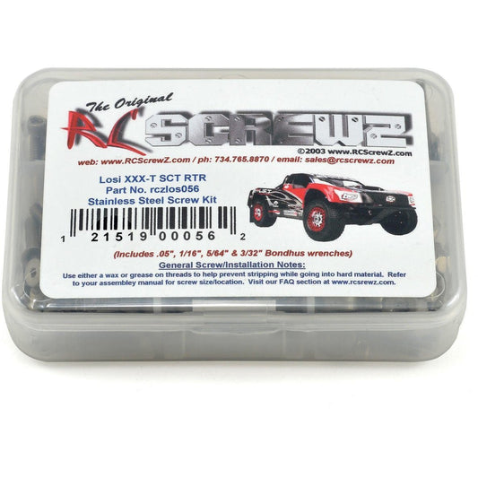 RC Screwz Team Losi XXX-T SCT Stainless Steel Screw Kit