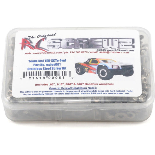 RC Screwz Team Losi TEN-SCTE Stainless Steel Screw Kit