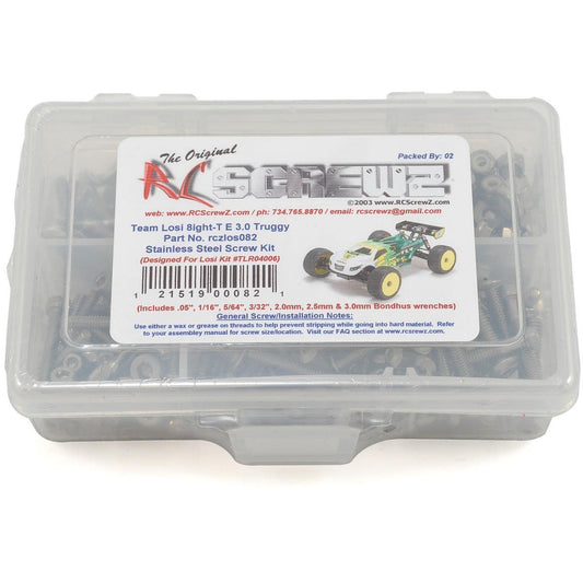 RC Screwz Team Losi 8IGHT-T E 3.0 Stainless Screw Kit