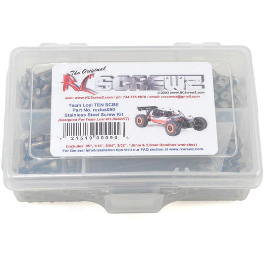 RC Screwz Team Losi TEN-SCBE Stainless Steel Screw Kit