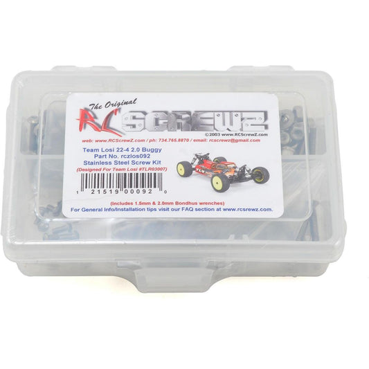 RC Screwz Team Losi 22-4 2.0 Stainless Steel Screw Kit