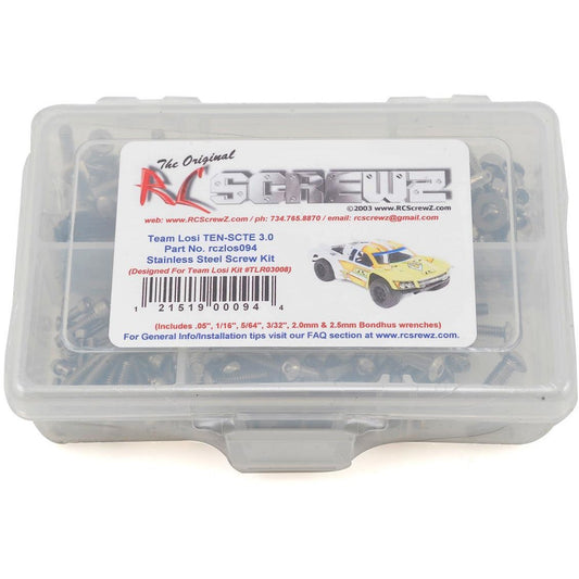 RC Screwz Team Losi TEN SCTE 3.0 Stainless Screw Kit