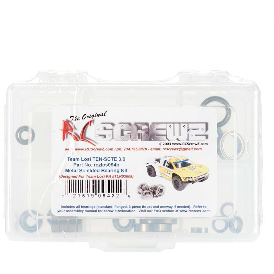 RC Screwz Metal Shielded Bearing Kit TEN SCTE 3.0
