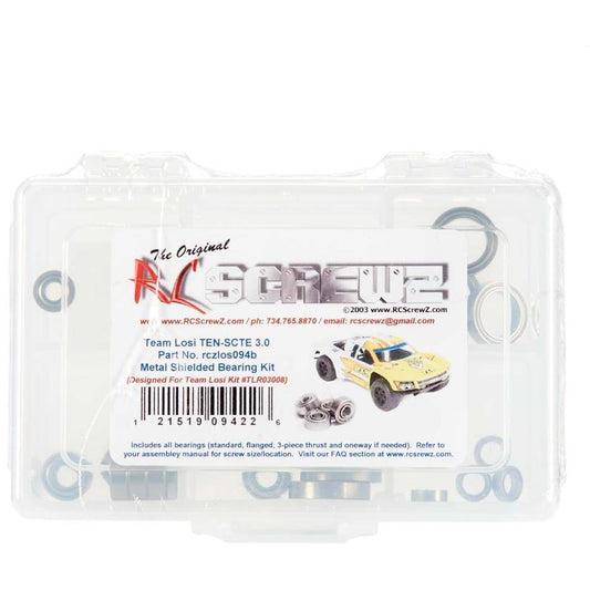 RC Screwz Metal Shielded Bearing Kit TEN SCTE 3.0