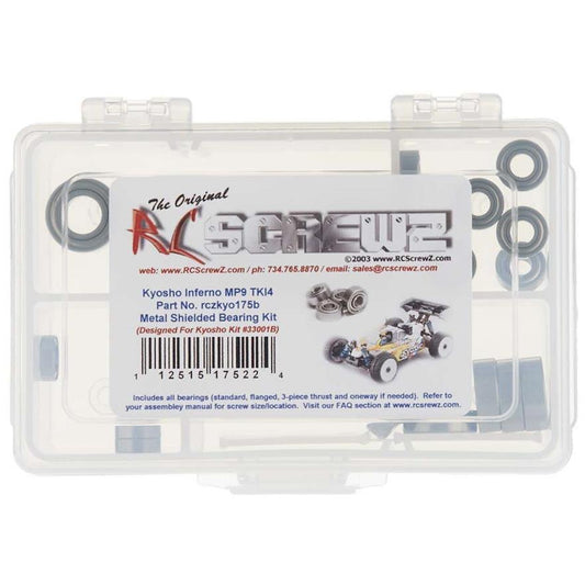 RC Screwz Metal Shielded Bearing Kit Kyosho MP9 TKI4