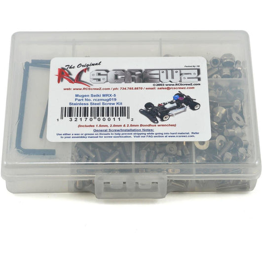 RC Screwz Mugen Seiki MRX-5 Stainless Steel Screw Kit