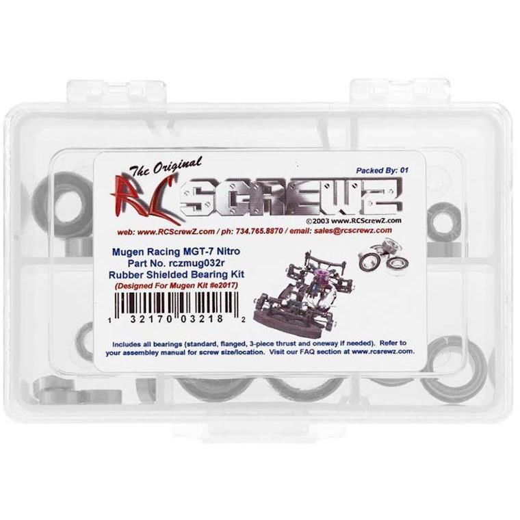 RC Screwz Rubber Shielded Bearing Kit MGT7 Nitro