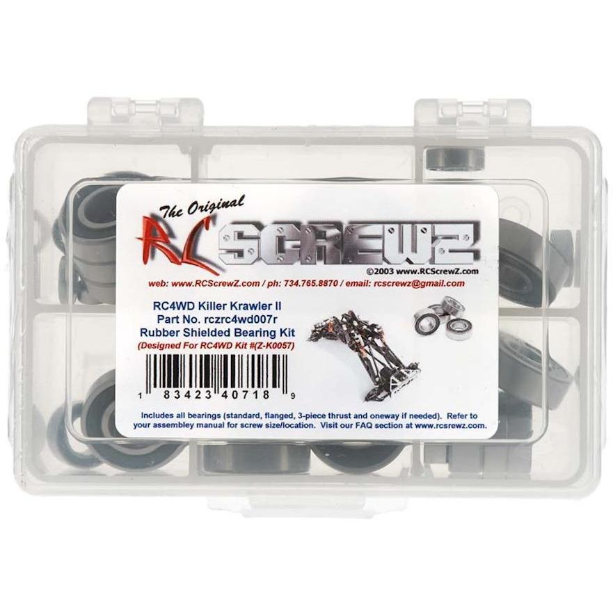 RC Screwz Rubber Shielded Bearing Kit Killer Krawler 2