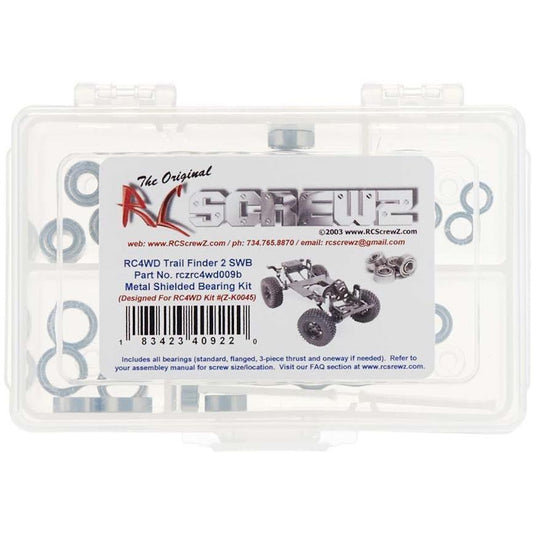 RC Screwz Metal Shielded Bearing Kit Trail Finder 2 SWB