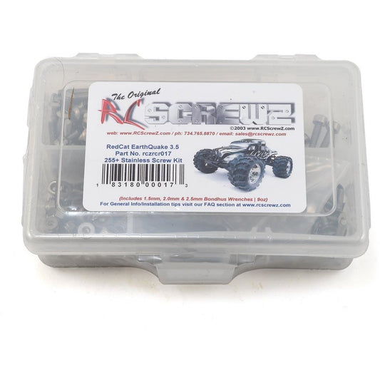 RC Screwz RedCat Racing Earthquake 3.5 Stainless Steel Screw Kit
