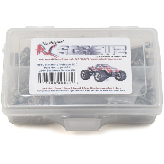 RC Screwz RedCat Racing Volcano S30 Stainless Steel Screw Kit
