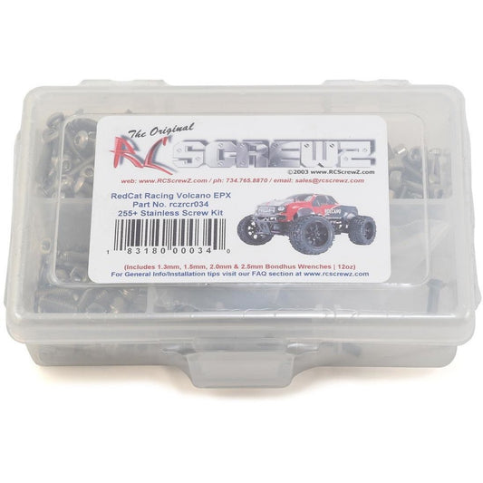 RC Screwz RedCat Racing Volcano EPX Stainless Steel Screw Kit