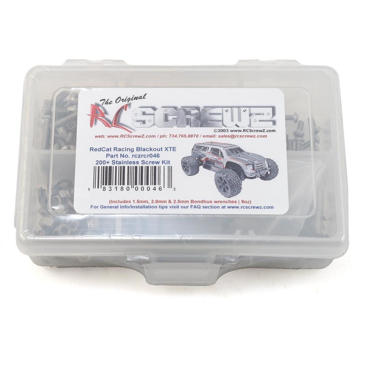 RC Screwz RedCat Racing Blackout XTE RTR/Pro Stainless Steel Screw Kit