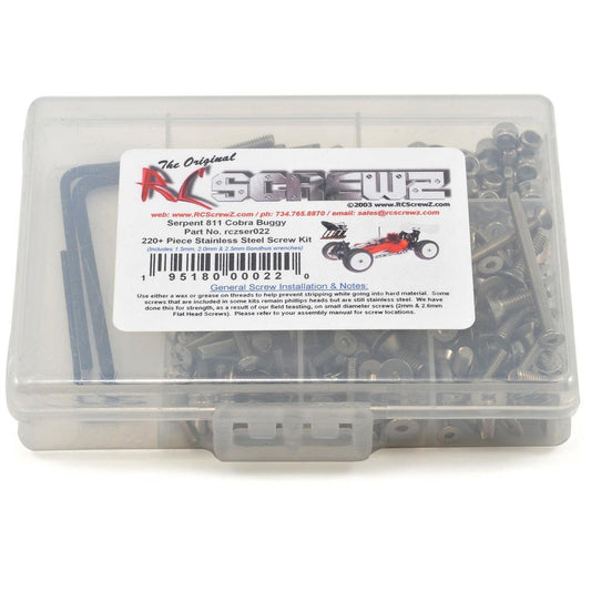RC Screwz Serpent 811 Cobra 1/8 Buggy Stainless Steel Screw Kit