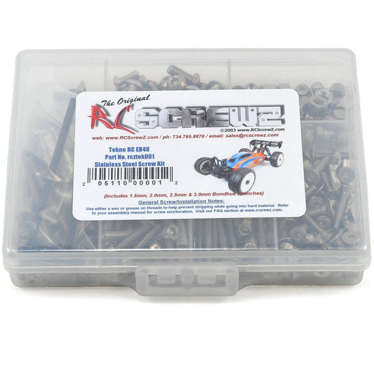 RC Screwz Tekno RC EB48 1/8 Buggy Stainless Steel Screw Kit