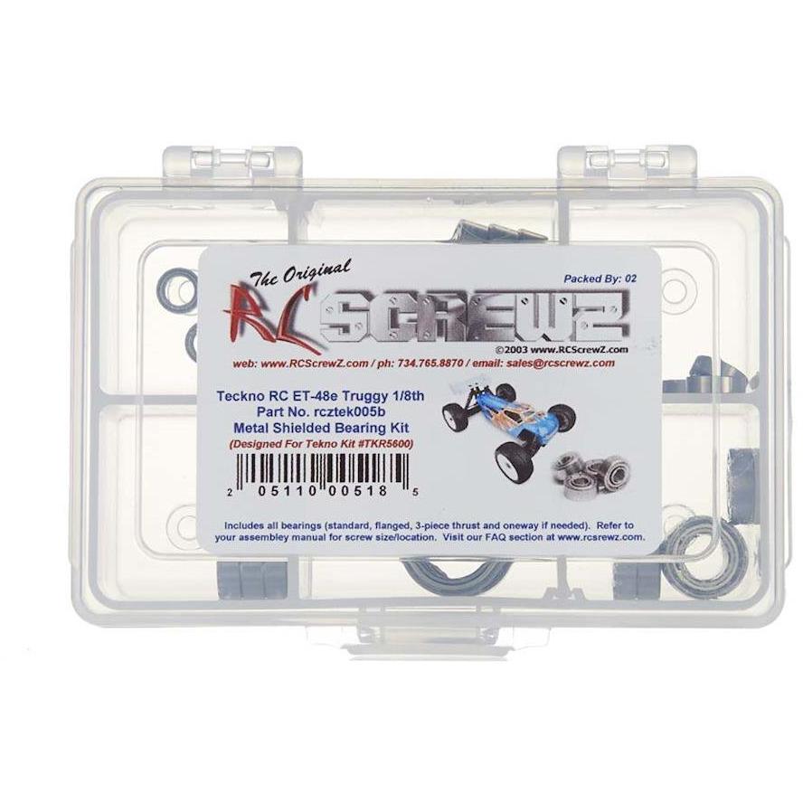 RC Screwz TEK005B Bearing Kit Tekno RC ET-48 E-Tru