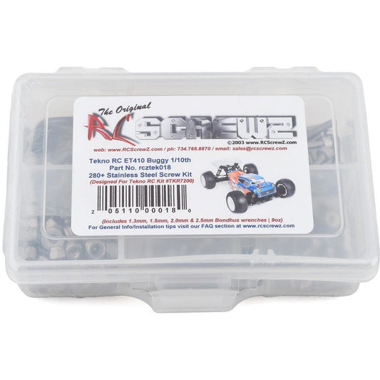 RC Screwz Tekno ET410 Truggy Stainless Steel Screw Kit