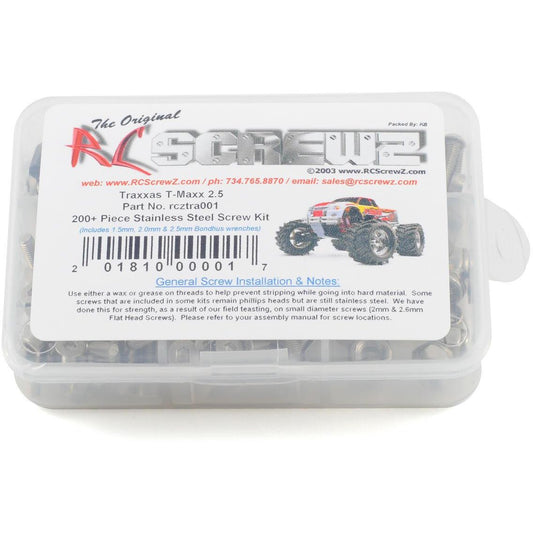 RC Screwz Traxxas T-Maxx 2.5 Stainless Steel Screw Kit