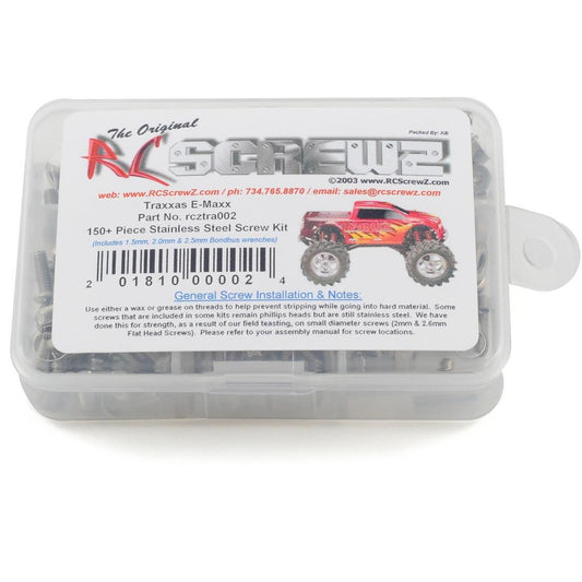 RC Screwz Traxxas E-Maxx Stainless Steel Screw Kit