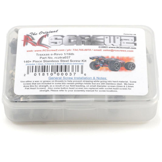 RC Screwz Traxxas 1/16th E-Revo Screw Set