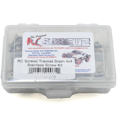RC Screwz Traxxas Slash 4x4 TSM/OBA Stainless Screw Kit