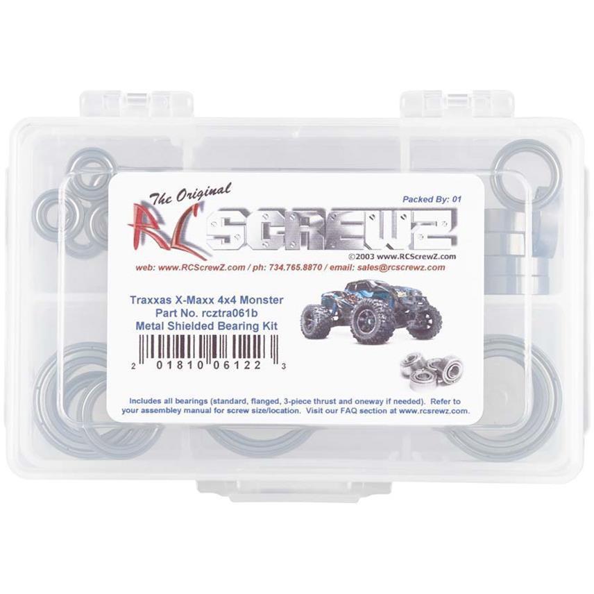 RC Screwz Metal Shielded Bearing Kit Traxxas X-Maxx