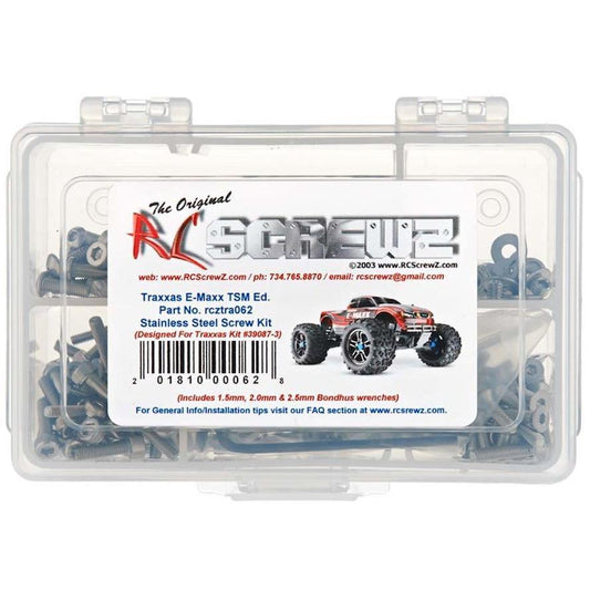 RC Screwz Stainless Screw Kit Emaxx TSM