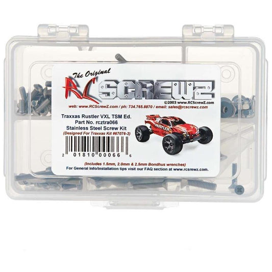 RC Screwz Stainless Screw Kit Rustler VXL TSM