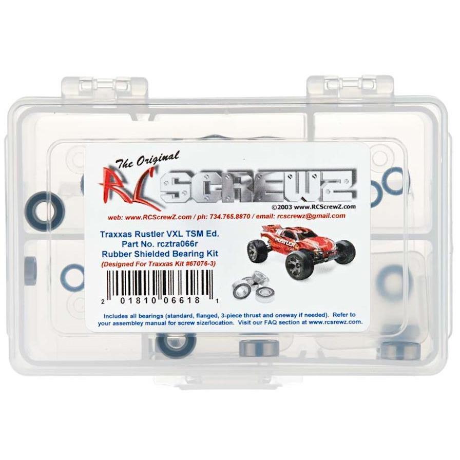 RC Screwz Rubber Shielded Bearing Kit Rustler VXL TSM