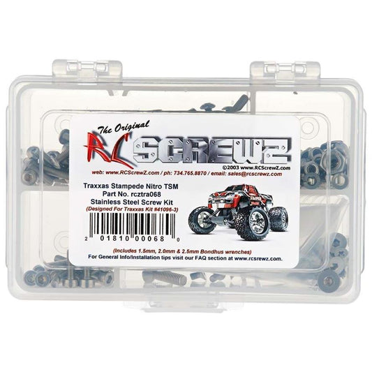 RC Screwz Stainless Screw Kit Nitro Stampede TSM