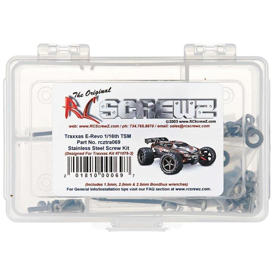 RC Screwz Stainless Screw Kit 1/16 E-Revo TSM