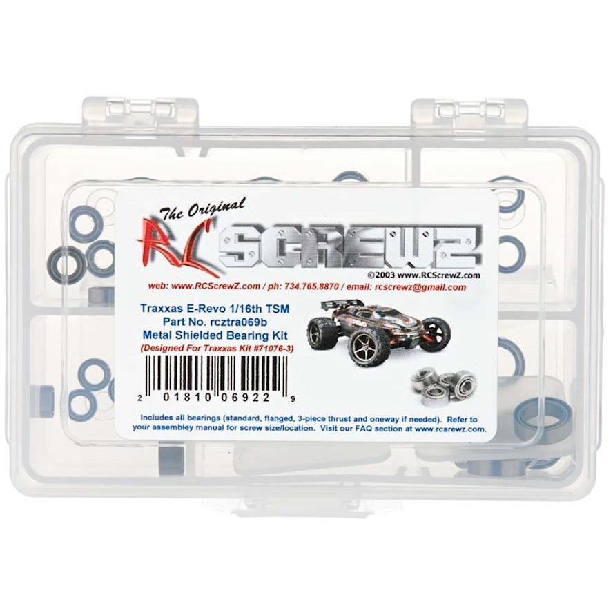 RC Screwz Metal Shielded Bearing Kit 1/16 E-Revo TSM