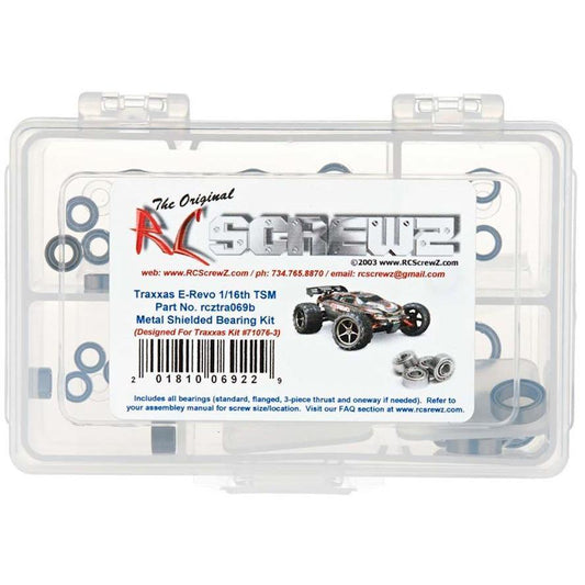 RC Screwz Metal Shielded Bearing Kit 1/16 E-Revo TSM