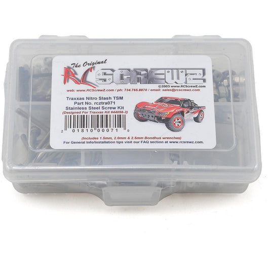 RC Screwz Traxxas Nitro Slash TSM Stainless Screw Kit