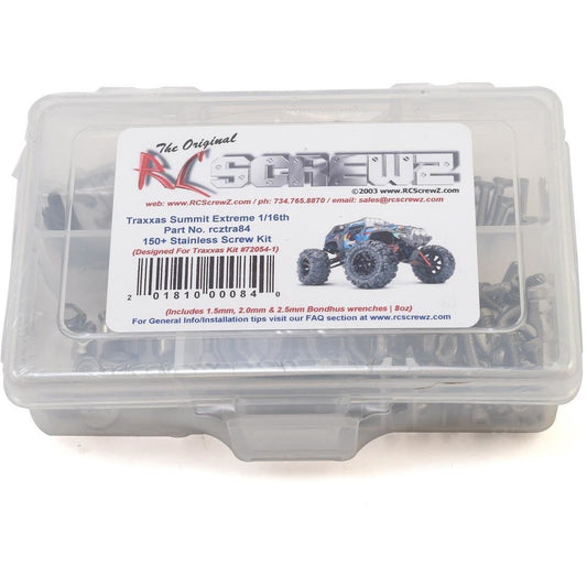 RC Screwz Traxxas 1/16 Summit Stainless Steel Screw Kit