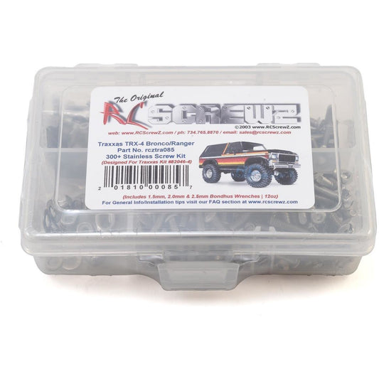 RC Screwz Traxxas TRX-4 Bronco Stainless Steel Screw Kit