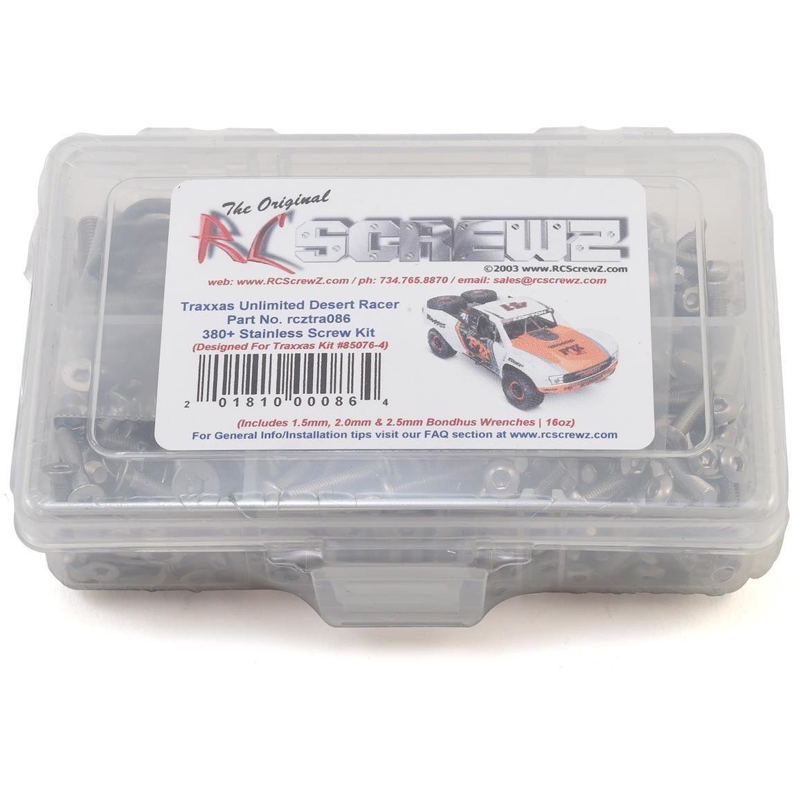 RC Screwz Traxxas Unlimited Desert Racer Stainless Steel Screw Kit
